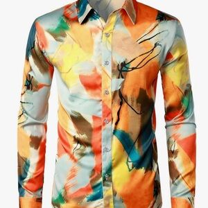 Men’s satin shirt